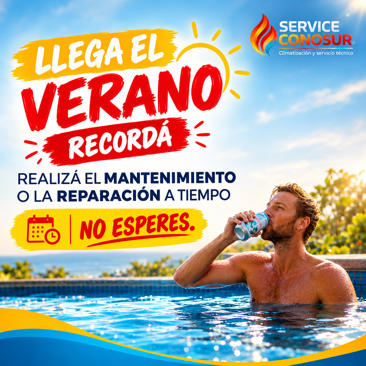 Técnico reparando caldera